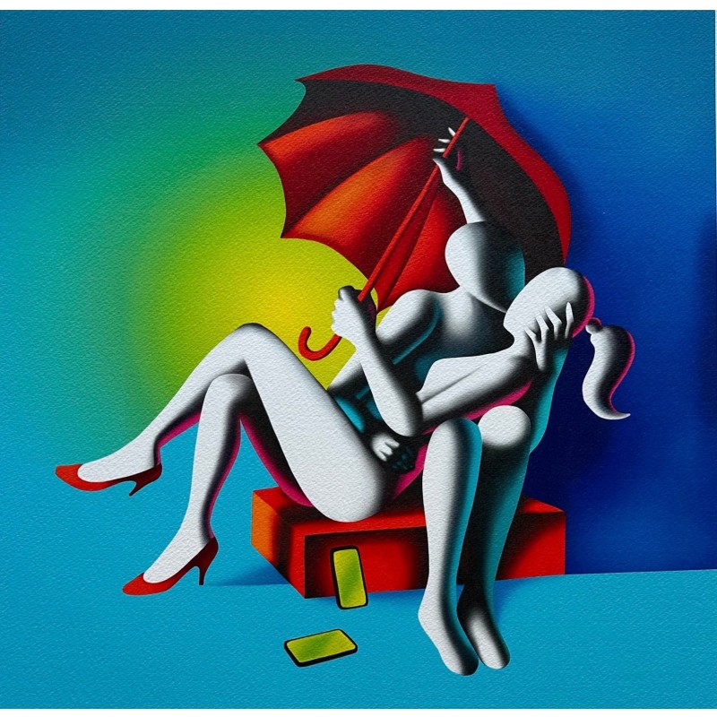 "Liberi dal mondo virtuale" by Mark Kostabi