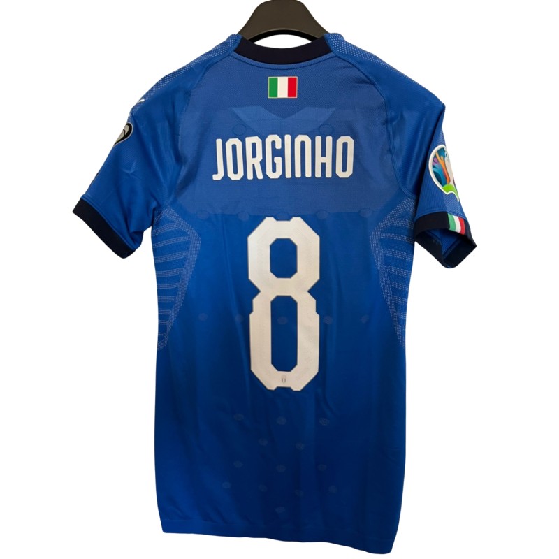 Jorginho's Match-Issued Shirt, Finlandia vs Italy 2019