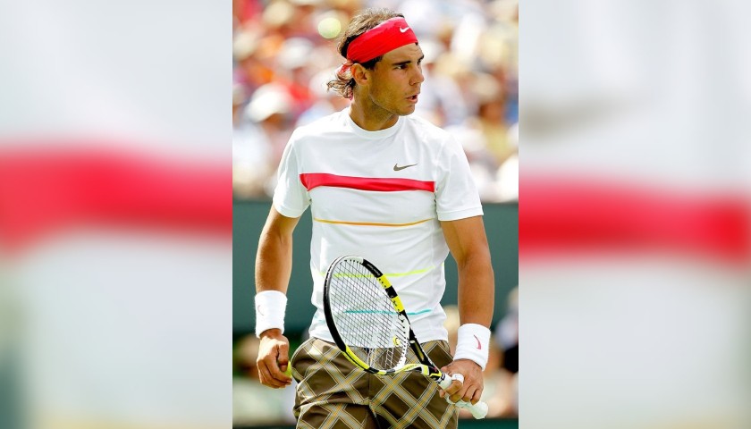 Rafa Nadal's Worn and Signed Shirt, Indian Wells 2010