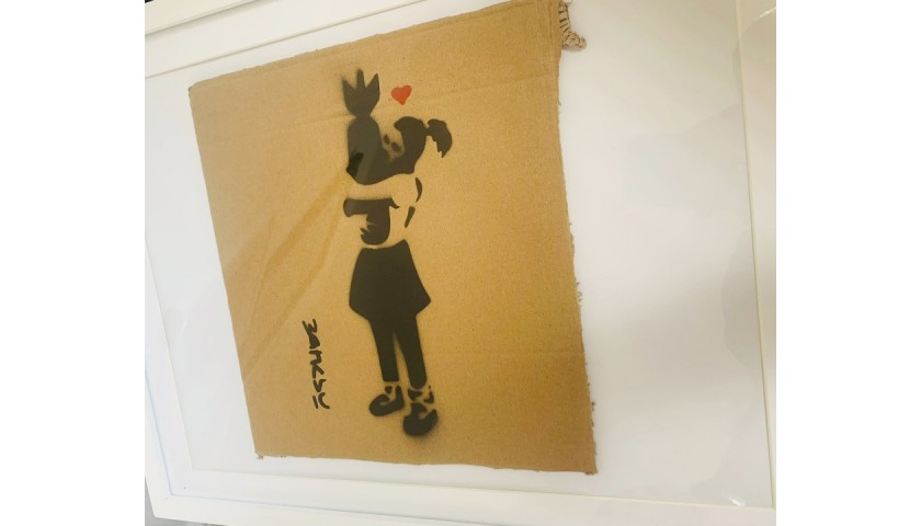 Banksy Bomb Love - 2015