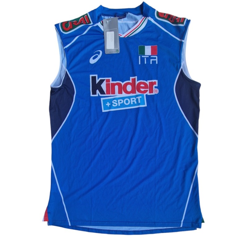 Italian National Volleyball Team Asics Match-Issued Shirt