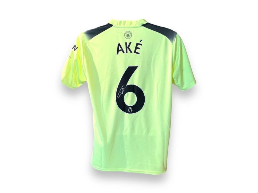 Nathan Aké's Manchester City 2022/23 Signed Official Third Shirt 