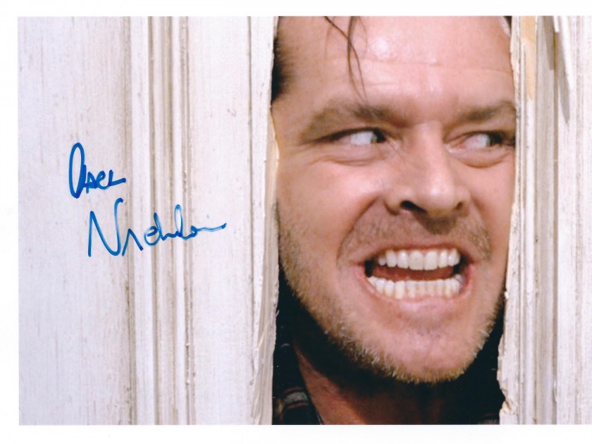 Jack Nicholson hand signed photo