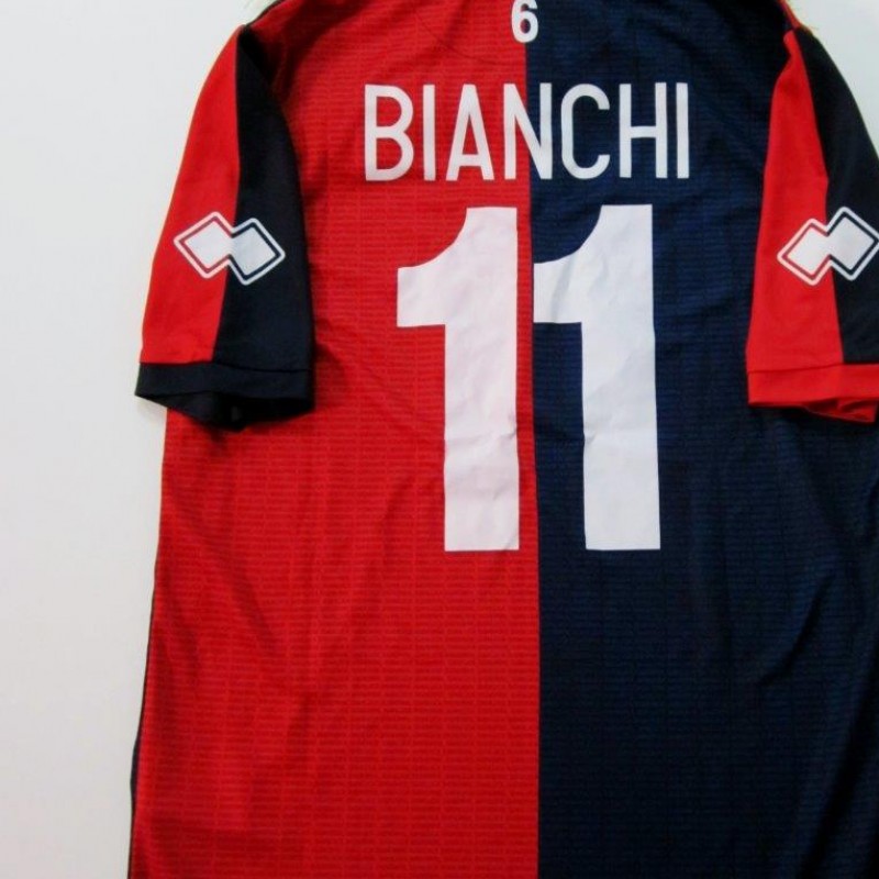 Bianchi match worn shirt, derby Genoa-Sampdoria, Slancio di Vita 2013