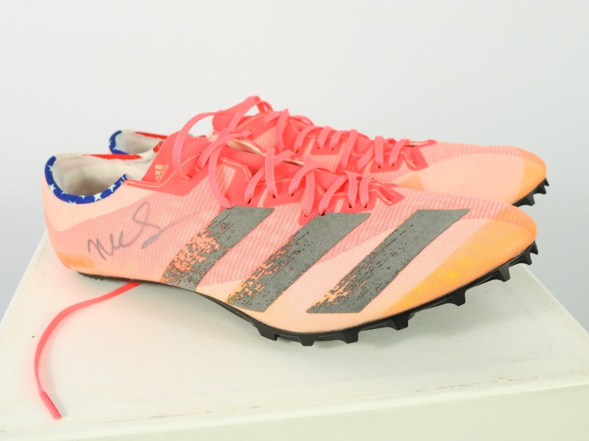 Adidas athlete Noah Lyles' competition shoes - autographed