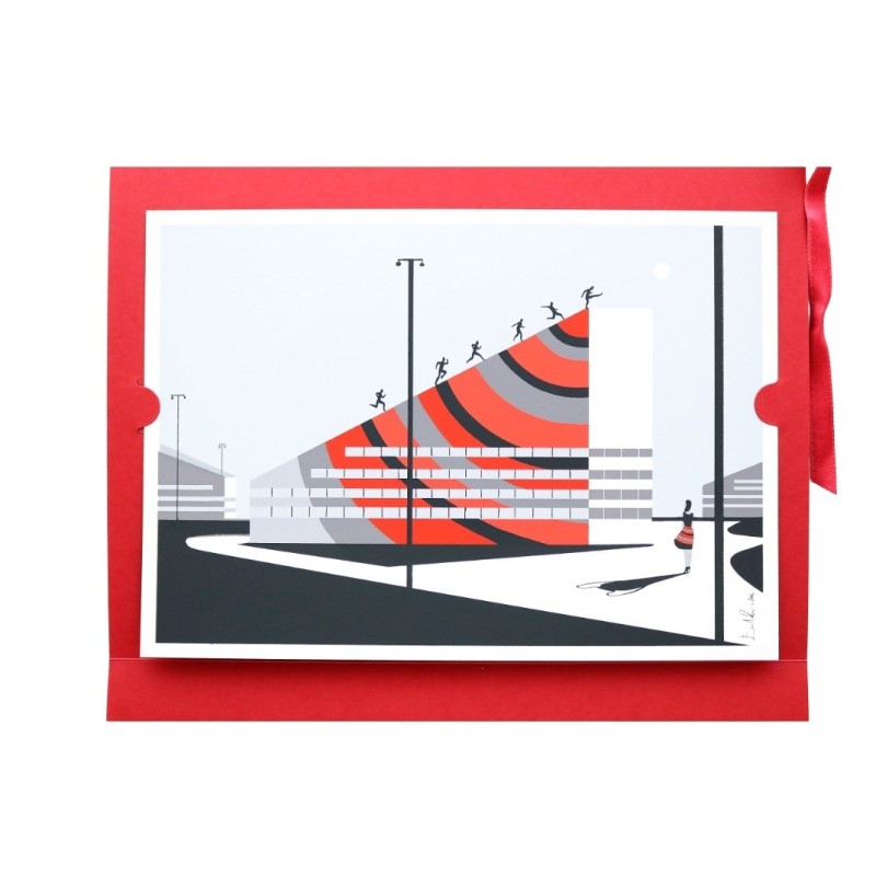 Casa Milan Limited Edition Screen Print Signed by Barbara Berlusconi