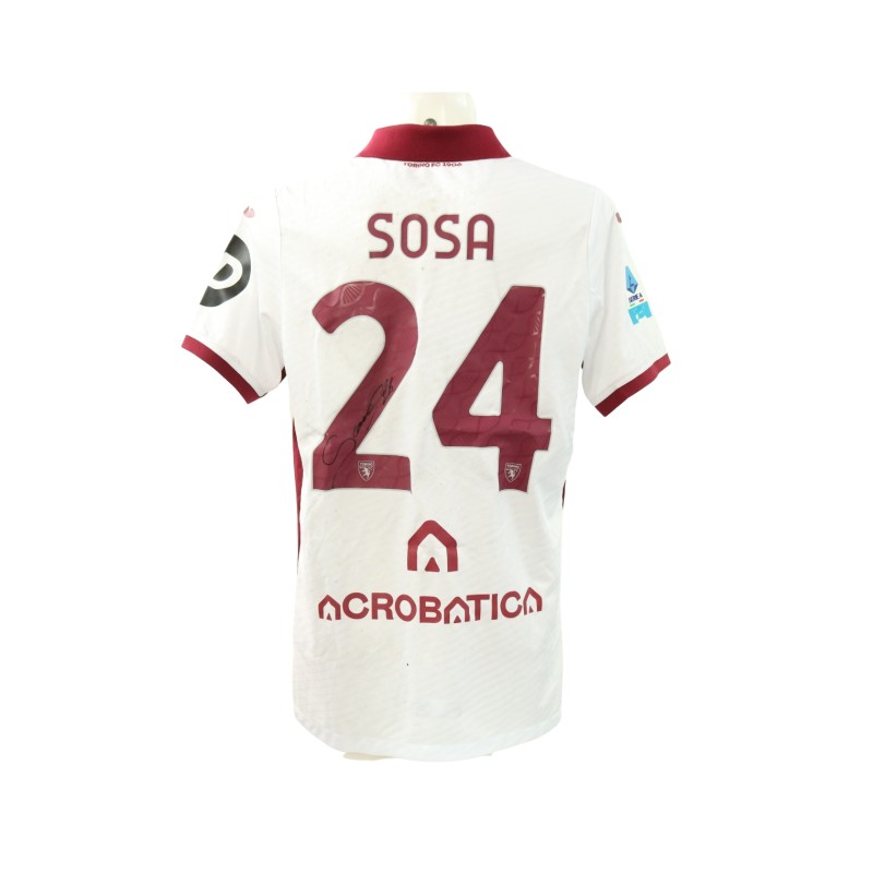 Maglia Sosa Unwashed, Fiorentina vs Torino 2025 - Autografata