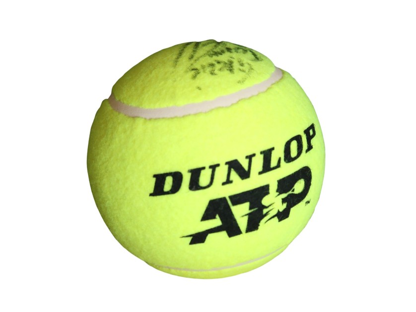 Palla ATP Nitto Finals - Autografata con dedica da Jannik Sinner 