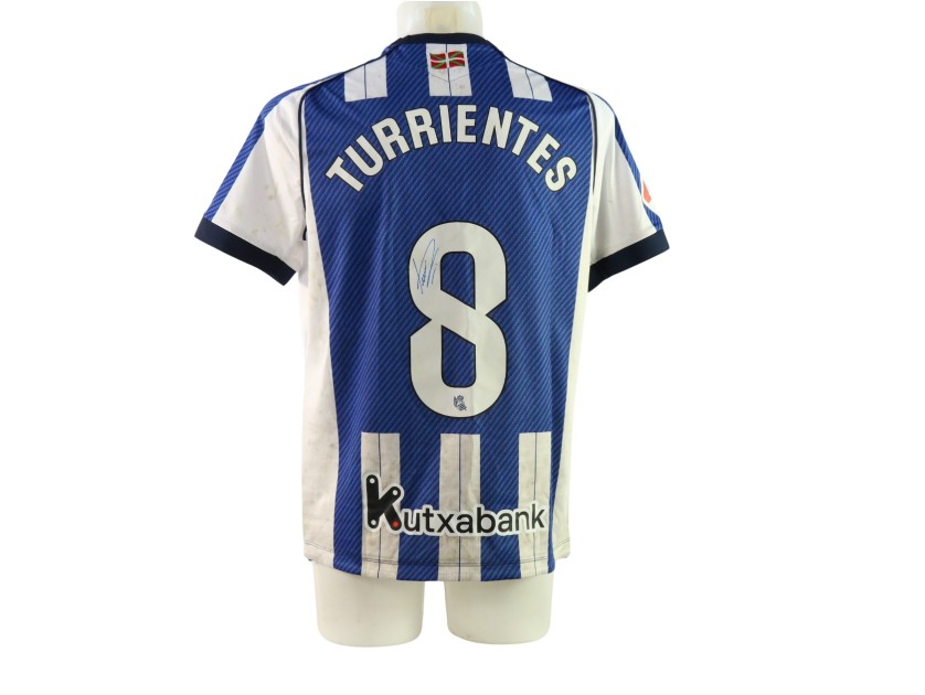 Turrientes' Signed Unwashed Shirt, Real Sociedad vs Celta Vigo 2026