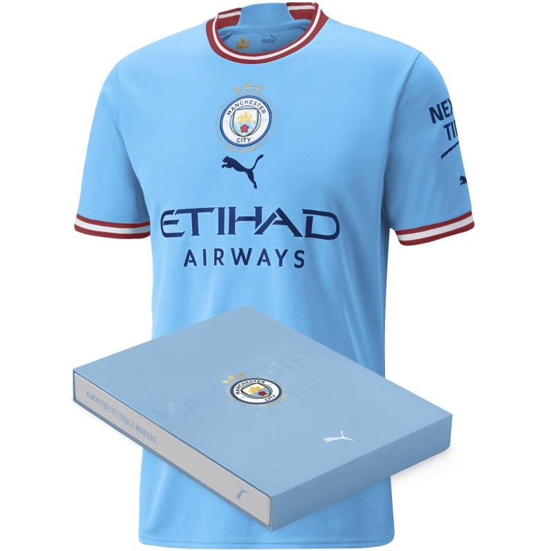 Manchester City Treble Winners Commemorative Shirt