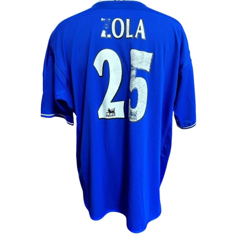 Tribute to Zola Shirt, Chelsea vs Real Zaragoza 2004
