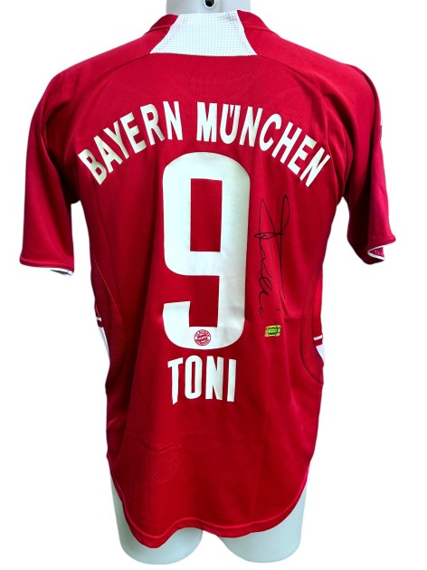 Toni's Bayern Munchen Signed Official Shirt, 2008/09