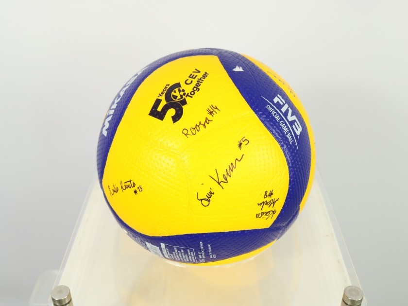 Finland Official ball at Eurovolley 2023 signed by the Women's National Team