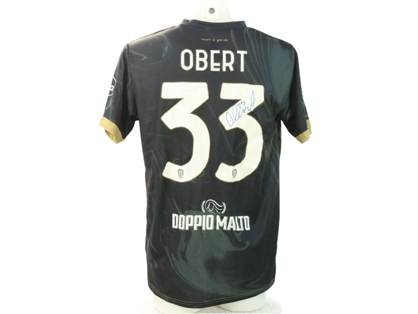 Obert's Signed Unwashed Shirt, Lazio vs Cagliari 2024