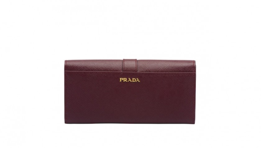 Porta Badge In Pelle PRADA