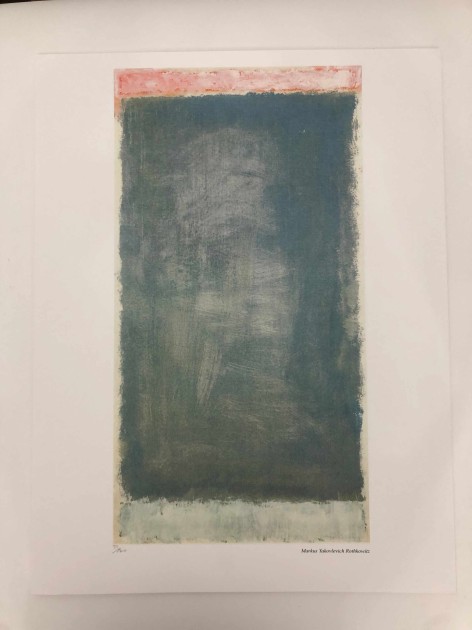 Mark Rothko Signed Offset Lithograph