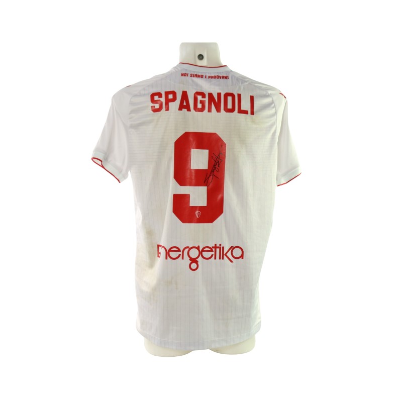 Spagnoli's Signed Unwashed Shirt, Padova vs Lumezzane 2024