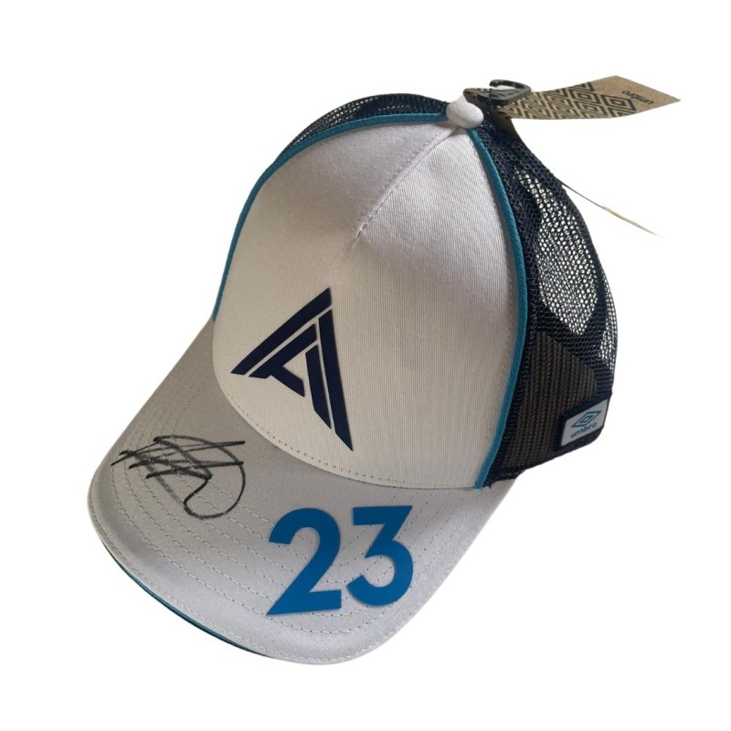 Cappellino ufficiale Alexander Albon Williams Racing - Autografato con videoprova