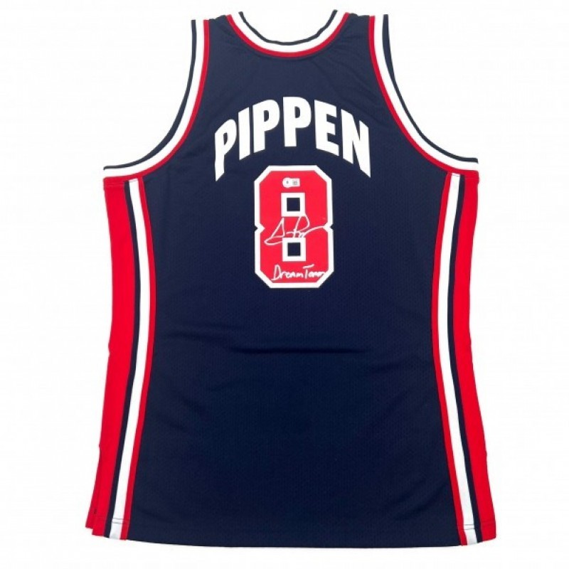 Scottie Pippen Signed Mitchell&Ness Dream Team Jersey