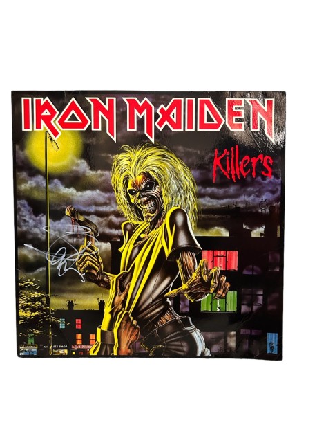 Steve Harris of Iron Maiden Signed 12" Vinyl