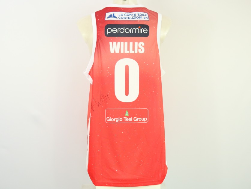 Willis' Signed Unwashed Kit, Generazione Vincente Napoli Basket vs Estra Pistoia 2024
