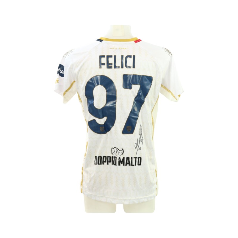 Felici's Signed Unwashed Shirt, Milan vs Cagliari 2025