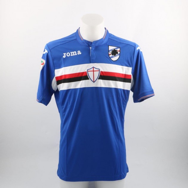 Official replica Eder Sampdoria shirt, Serie A 2015/2016 - signed