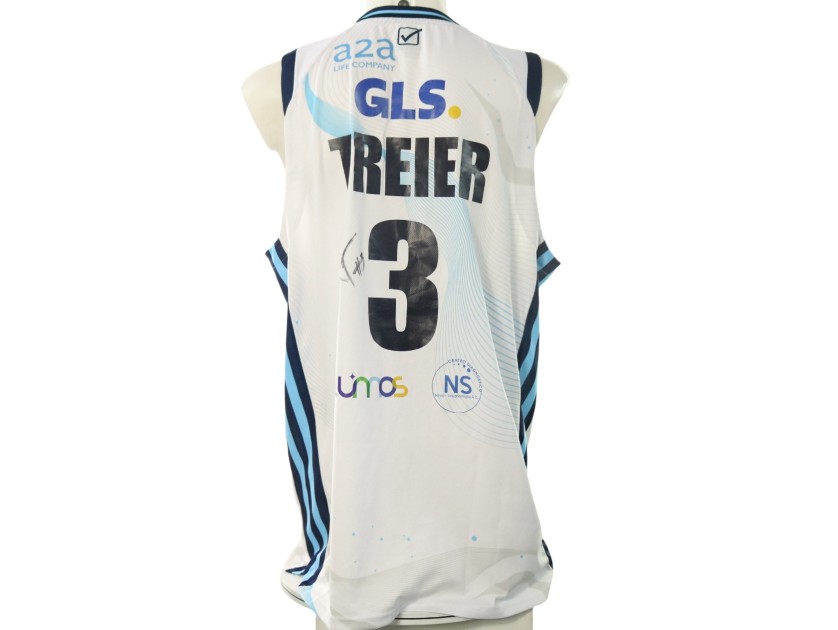 Treier's Signed Match-Worn Kit, Napoli Basket vs Treviso 2024