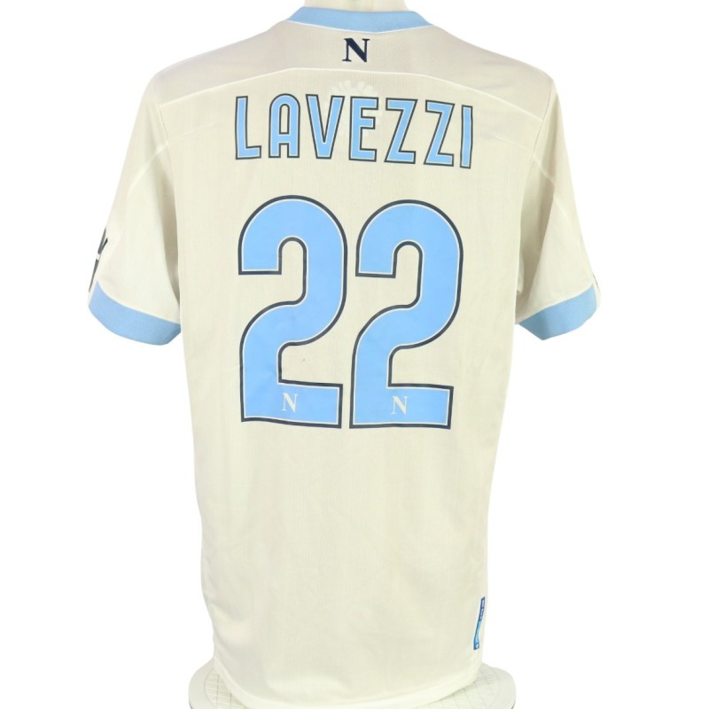 Maglia indossata Lavezzi Napoli, Serie A 2010/11