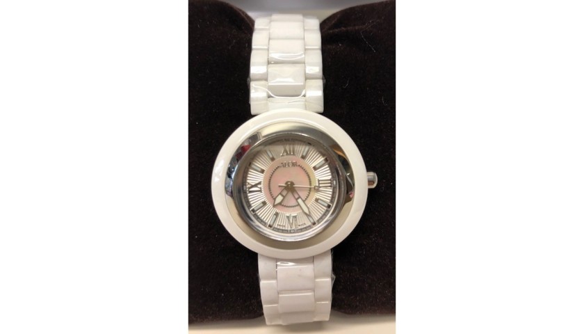 Alor White Ceramic and Stainless-Steel Watch