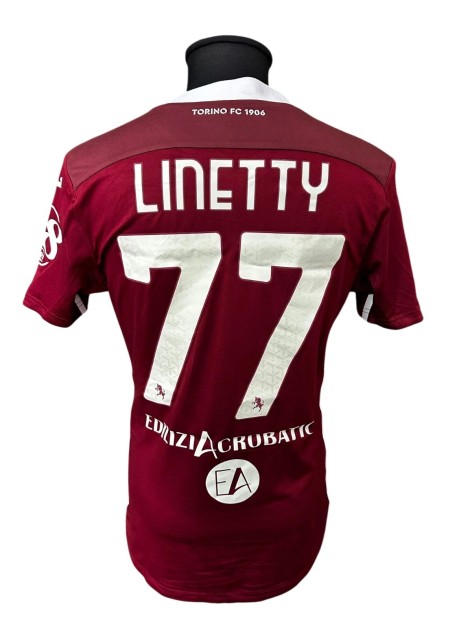 Linetty's Match-Worn Shirt, Juventus vs Torino 2020 - Special Region Patch