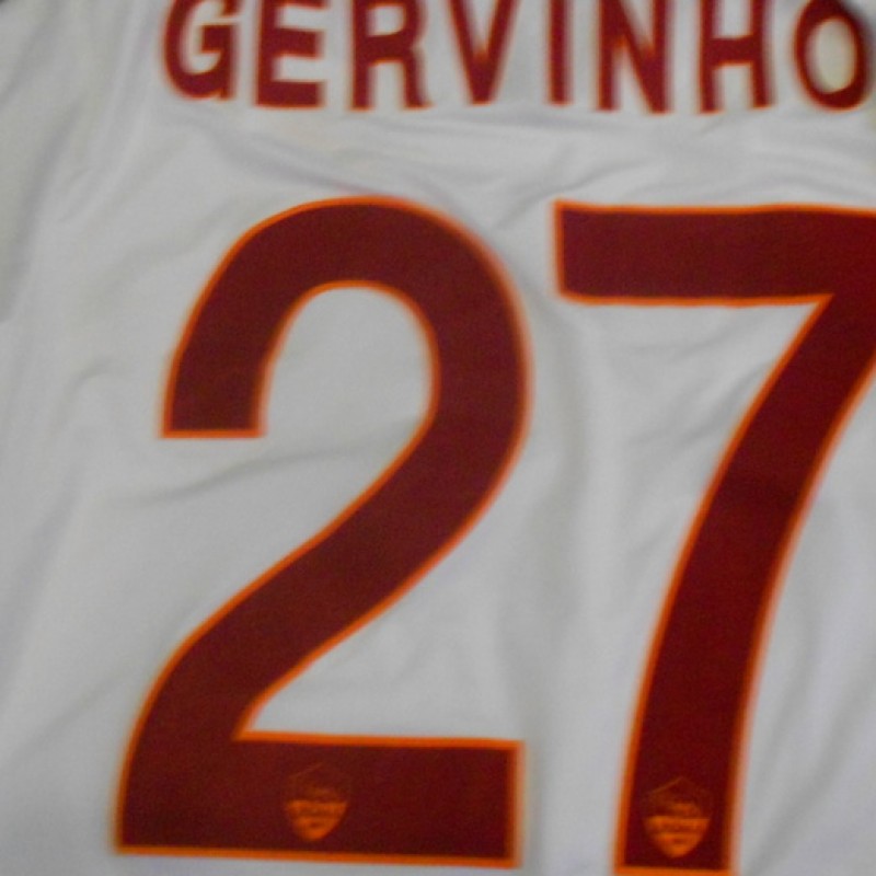 Gervinho Roma shirt worn, Milan-Roma Serie A 2014/2015