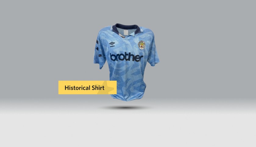 Manchester City Shirt, 1991/92