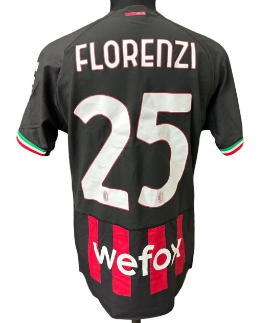 Florenzi's AC Milan Issued Shirt, 2022/23