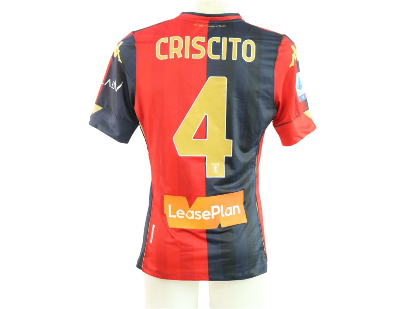 Criscito's Genoa Match-Issued Shirt, 2020/21