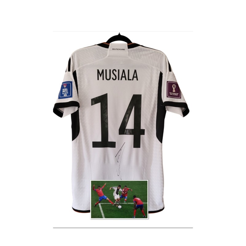 Maglia Gara Musiala Costa Rica vs Germania, WC 2022 - Autografata