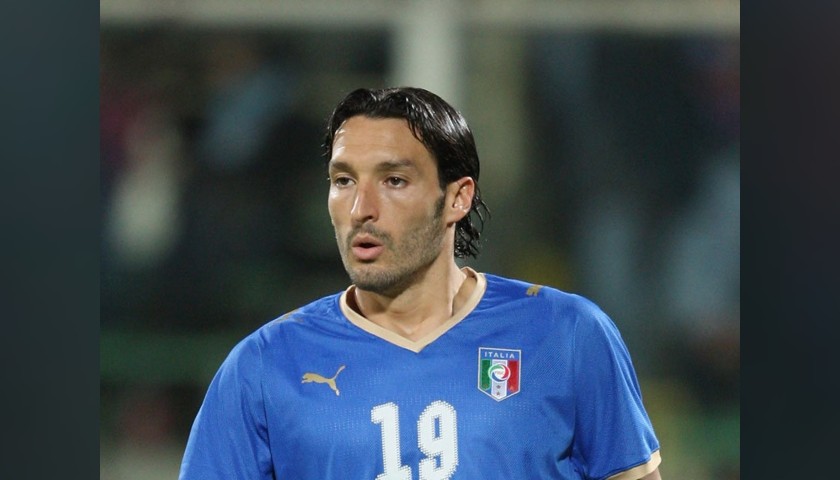 Zambrotta's Italy Match Shirt, 2007/08