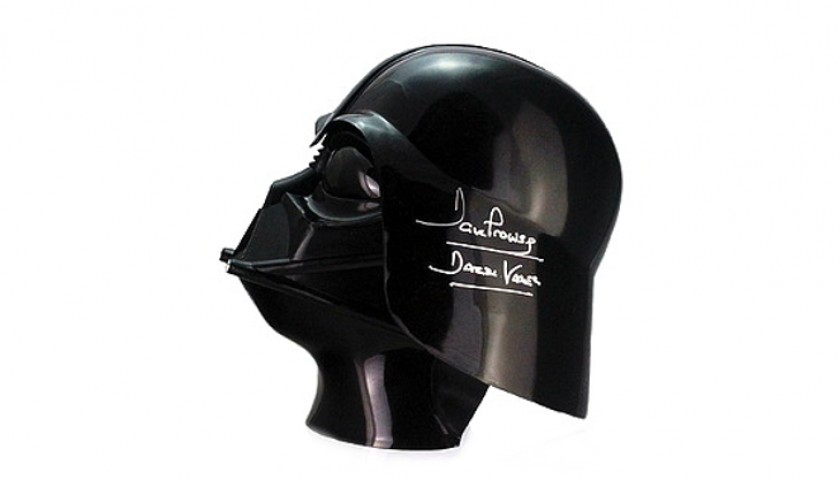 Darth Vader Signed Star Wars Helmet