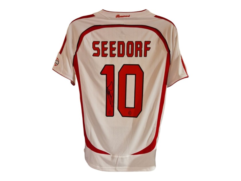 Clarence Seedorf's AC Milan 2006/07 CL Final Signed Replica Shirt