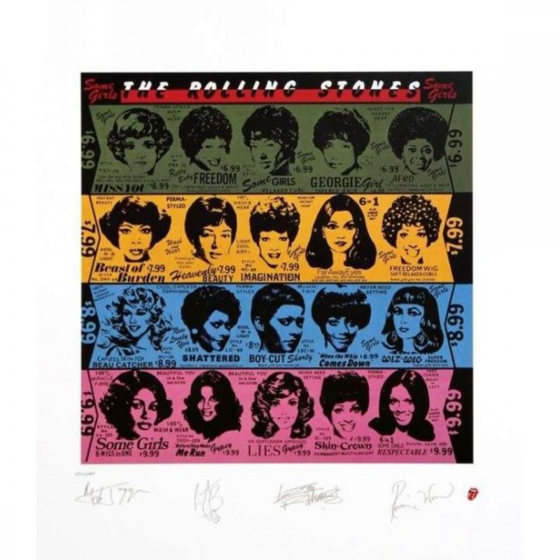 The Rolling Stones Some Girls Lithograph 