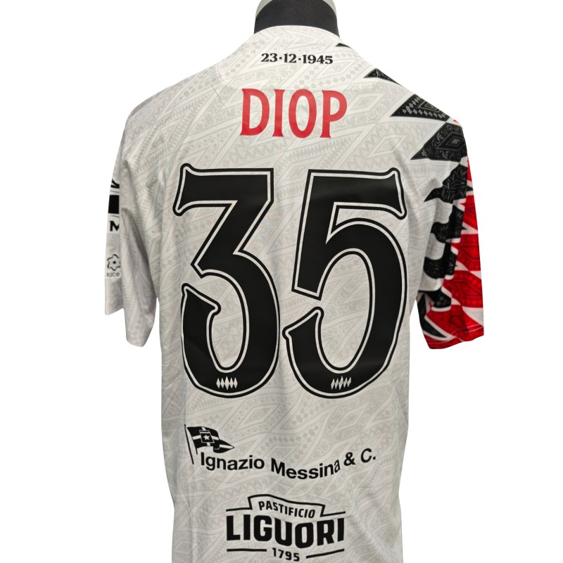 Diop's Comemmorative Match-Worn Shirt + Shorts, Latina vs Sorrento 2026 - 80th Anniversary with RF78 Patch