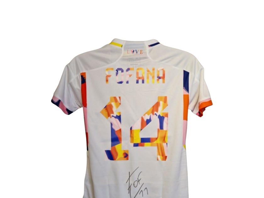 Malick Fofana Signed Belgium Official 2022-23 Away Football Shirt
