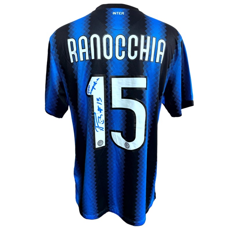 Maglia ufficiale Ranocchia Inter, 2010/11 - Autografata