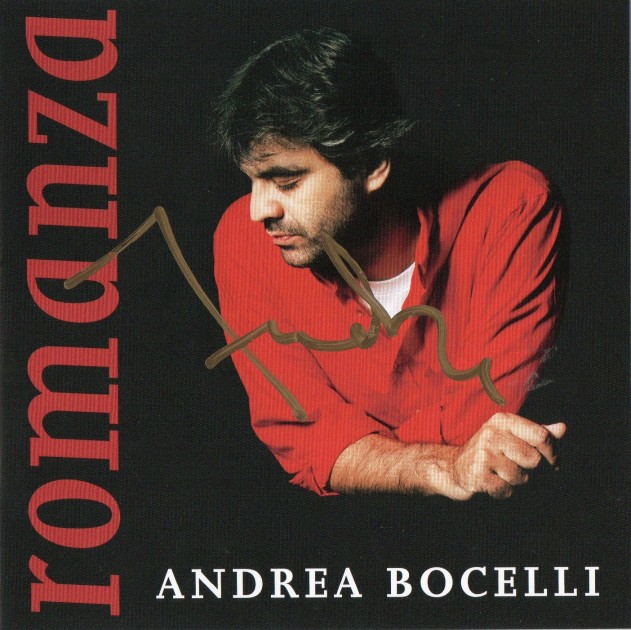 "Romanza” CD Signed by Andrea Bocelli