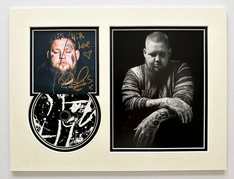 Rag'n'Bone Man Signed Photo Display