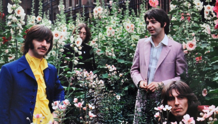The Beatles “Flower Power ll” Artist's Proof Framed Photograph by Tom Murray