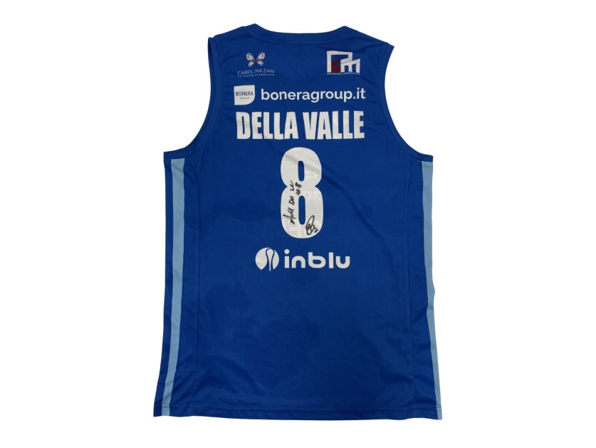 Della Valle's Signed Unwashed Kit, Germani Brescia vs Givova Scafati Basket 2024