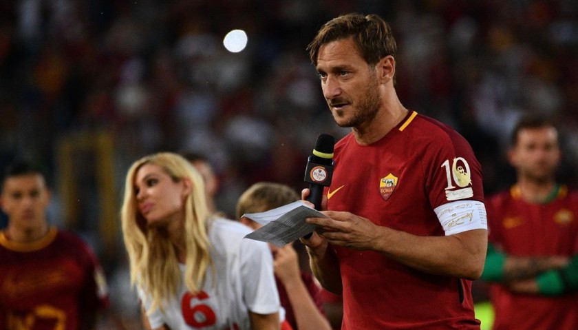 Maglia Celebrativa Totti Roma For Ever X, 2017/18 - Autografata -  CharityStars