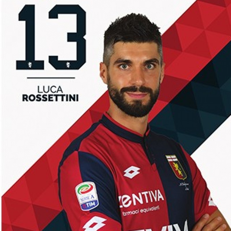 Maglia 2018/19 indossata da Rossettini in Genoa-Torino