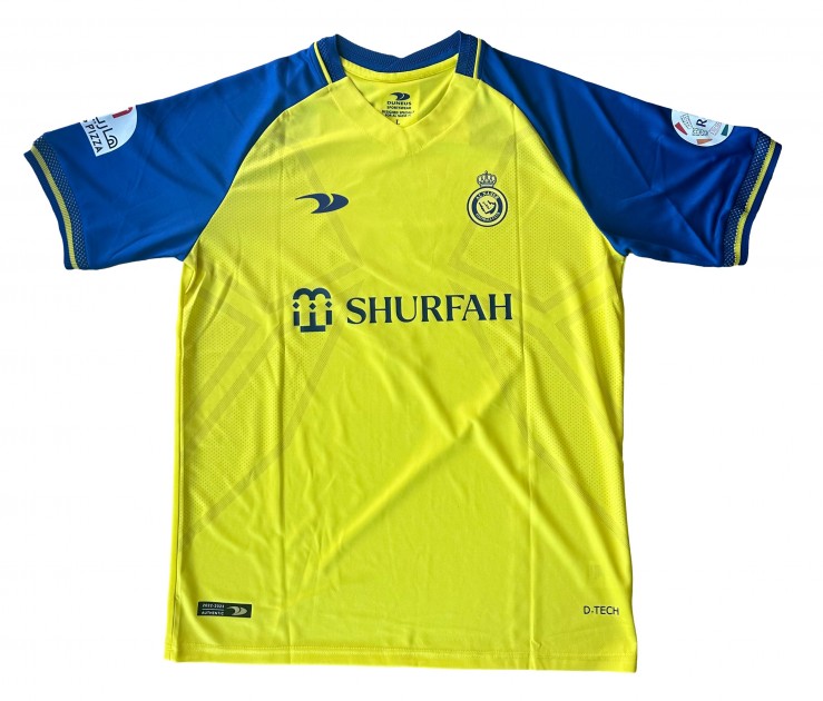 Ronaldo's Al Nassr Match-Issued Shirt, 2022/23 - CharityStars